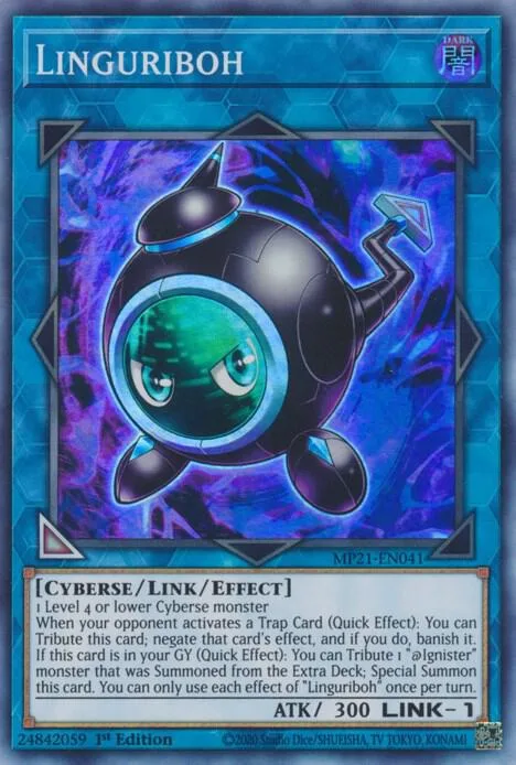 Linguriboh MP21-EN041 Yu-Gi-Oh card from 2021 Tin of Ancient Battles