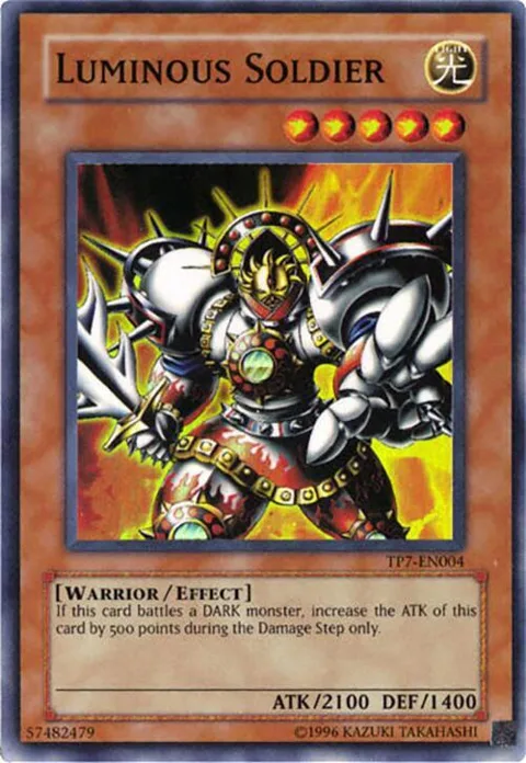 Luminous Soldier TP7-EN004 Yu-Gi-Oh card from Tournament Pack 7