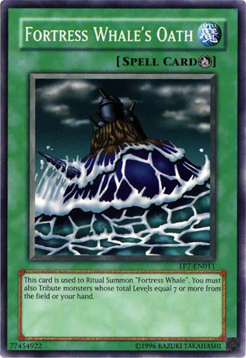 Fortress Whale's Oath TP7-EN011 Yu-Gi-Oh card from Tournament Pack 7