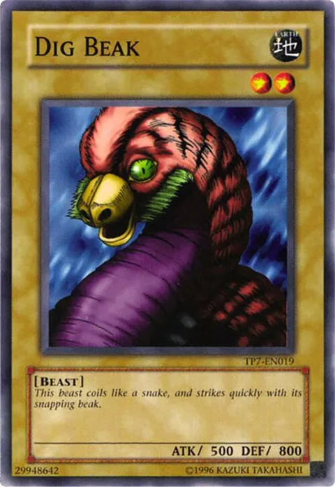 Dig Beak TP7-EN019 Yu-Gi-Oh card from Tournament Pack 7