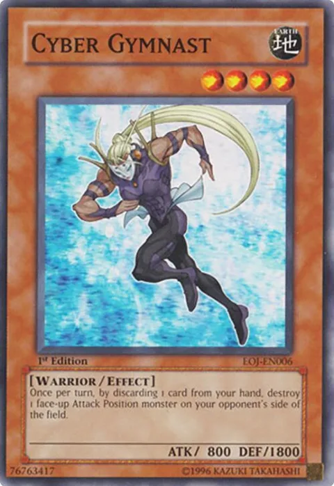 Cyber Gymnast EOJ-EN006 Unlimited Yu-Gi-Oh card from Enemy of Justice