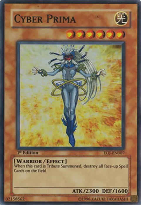 Cyber Prima EOJ-EN007 Yu-Gi-Oh card from Enemy of Justice