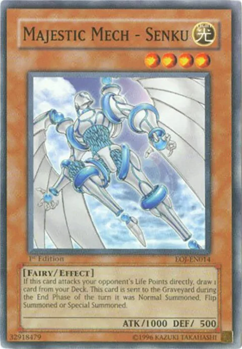 Majestic Mech - Senku EOJ-EN014 Yu-Gi-Oh card from Enemy of Justice