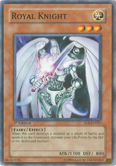 Royal Knight EOJ-EN017 1st Edition Yu-Gi-Oh card from Enemy of Justice