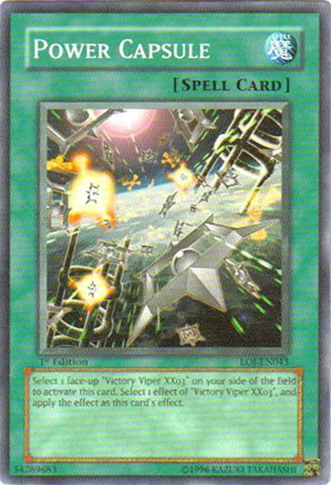 Power Capsule EOJ-EN043 1st Edition Yu-Gi-Oh card from Enemy of Justice