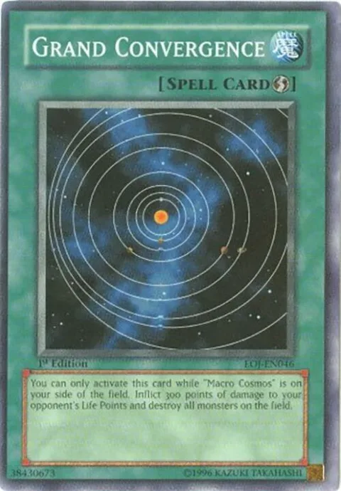 Grand Convergence EOJ-EN046 Yu-Gi-Oh card from Enemy of Justice