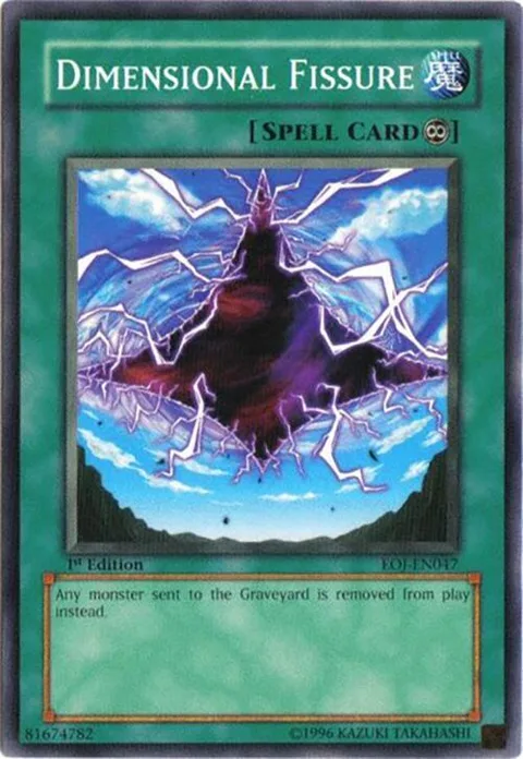 Dimensional Fissure EOJ-EN047 Unlimited Yu-Gi-Oh card from Enemy of Justice