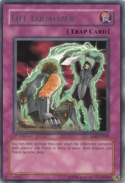 Life Equalizer EOJ-EN049 Unlimited Yu-Gi-Oh card from Enemy of Justice