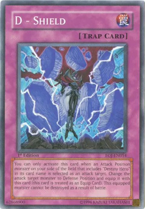 D - Shield EOJ-EN054 1st Edition Yu-Gi-Oh card from Enemy of Justice