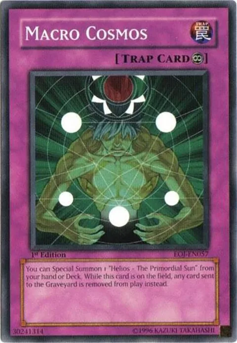 Macro Cosmos EOJ-EN057 Unlimited Yu-Gi-Oh card from Enemy of Justice