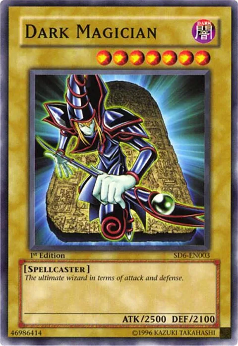 Dark Magician SD6-EN003 Yu-Gi-Oh card from Structure Deck: Spellcaster's Judgment
