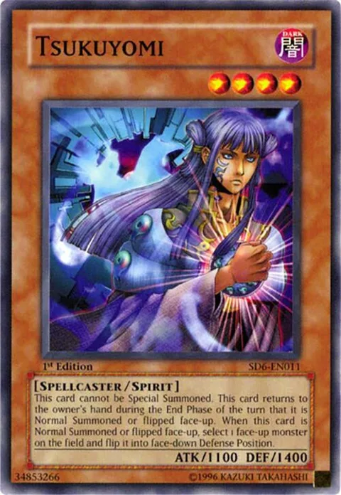 Tsukuyomi SD6-EN011 Unlimited Yu-Gi-Oh card from Structure Deck: Spellcaster's Judgment