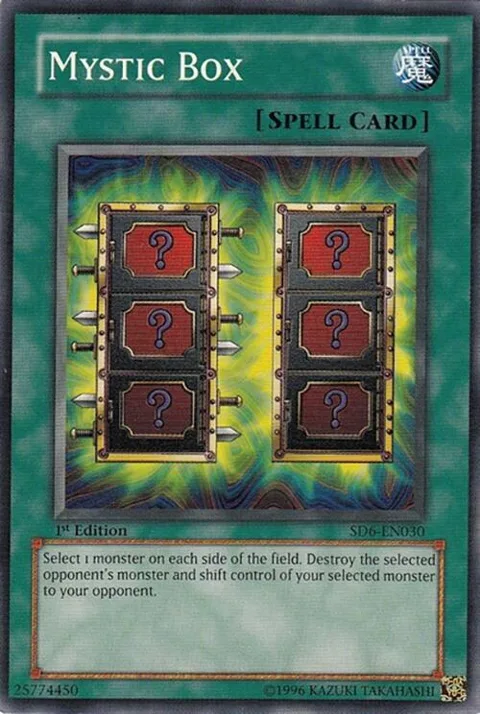 Mystic Box SD6-EN030 1st Edition Yu-Gi-Oh card from Structure Deck: Spellcaster's Judgment