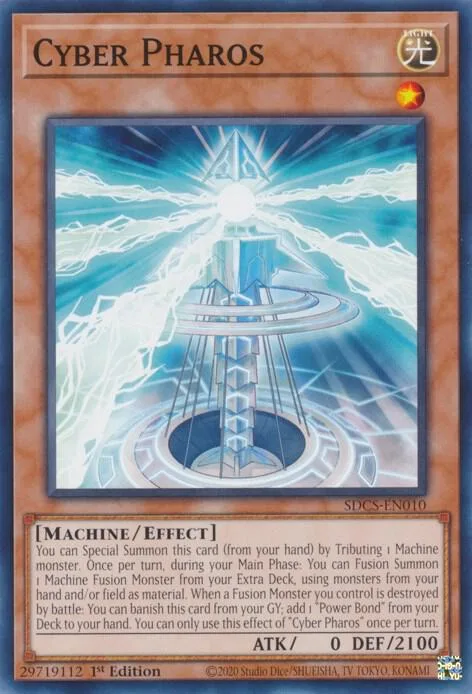 Cyber Pharos SDCS-EN010 Unlimited Yu-Gi-Oh card from Structure Deck: Cyber Strike