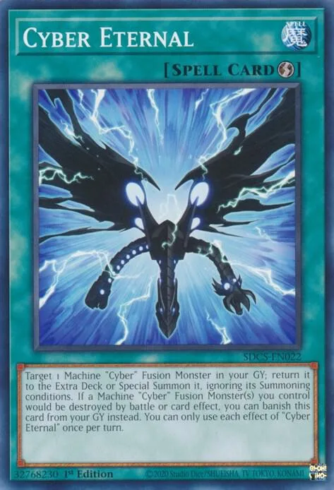 Cyber Eternal SDCS-EN022 Yu-Gi-Oh card from Structure Deck: Cyber Strike
