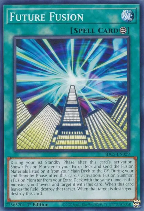 Future Fusion SDCS-EN029 1st Edition Yu-Gi-Oh card from Structure Deck: Cyber Strike