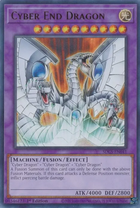 Cyber End Dragon SDCS-EN041 1st Edition Yu-Gi-Oh card from Structure Deck: Cyber Strike