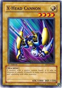 X-Head Cannon DP2-EN005 Yu-Gi-Oh card from Duelist Pack 2: Chazz Princeton