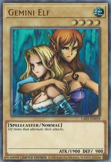 Gemini Elf LART-EN039 Yu-Gi-Oh card from The Lost Art Promotion
