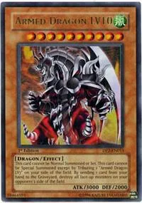 Armed Dragon LV10 DP2-EN013 1st Edition Yu-Gi-Oh card from Duelist Pack 2: Chazz Princeton