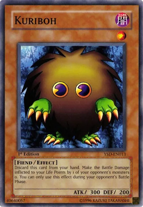 Kuriboh YSD-EN013 1st Edition Yu-Gi-Oh card from Starter Deck 2006