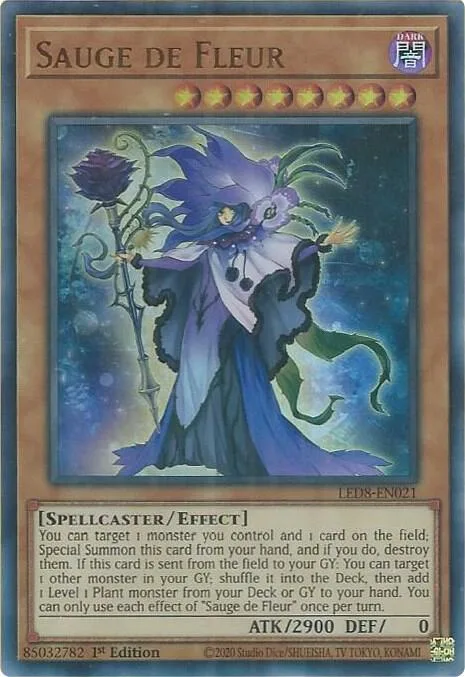 Sauge de Fleur LED8-EN021 Yu-Gi-Oh card from Legendary Duelists: Synchro Storm
