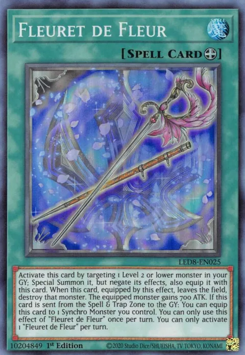 Fleuret de Fleur LED8-EN025 Yu-Gi-Oh card from Legendary Duelists: Synchro Storm