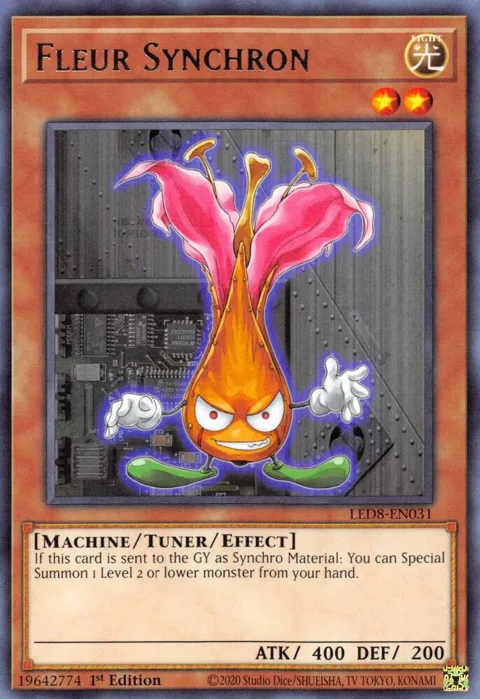 Fleur Synchron LED8-EN031 Yu-Gi-Oh card from Legendary Duelists: Synchro Storm