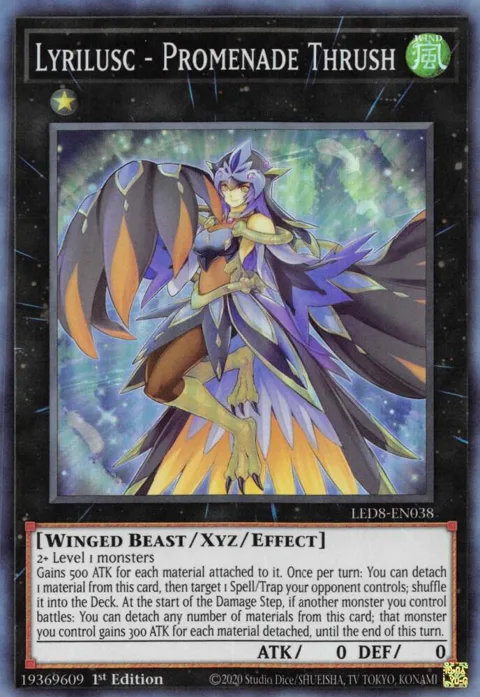 Lyrilusc - Promenade Thrush LED8-EN038 Yu-Gi-Oh card from Legendary Duelists: Synchro Storm