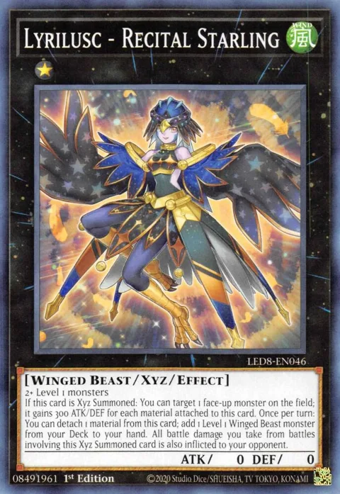 Lyrilusc - Recital Starling LED8-EN046 Yu-Gi-Oh card from Legendary Duelists: Synchro Storm