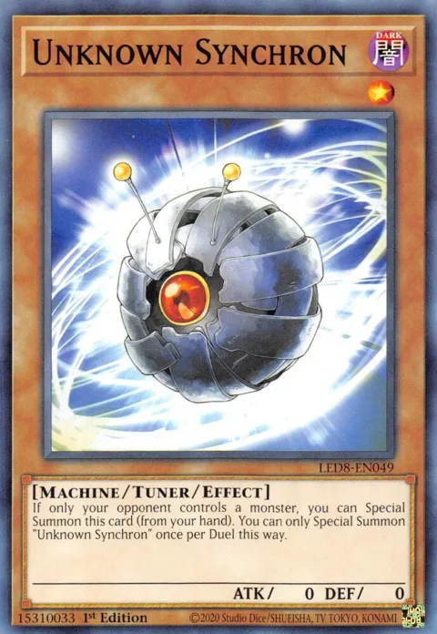 Unknown Synchron LED8-EN049 Yu-Gi-Oh card from Legendary Duelists: Synchro Storm