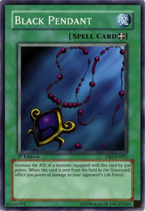 Black Pendant YSD-EN021 Yu-Gi-Oh card from Starter Deck 2006