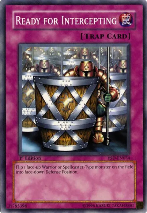 Ready for Intercepting YSD-EN034 Yu-Gi-Oh card from Starter Deck 2006