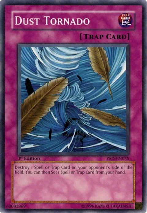 Dust Tornado YSD-EN035 Unlimited Yu-Gi-Oh card from Starter Deck 2006