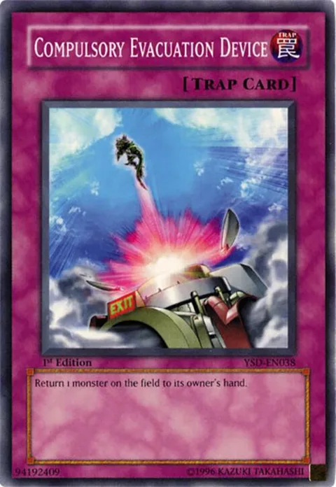 Compulsory Evacuation Device YSD-EN038 Unlimited Yu-Gi-Oh card from Starter Deck 2006
