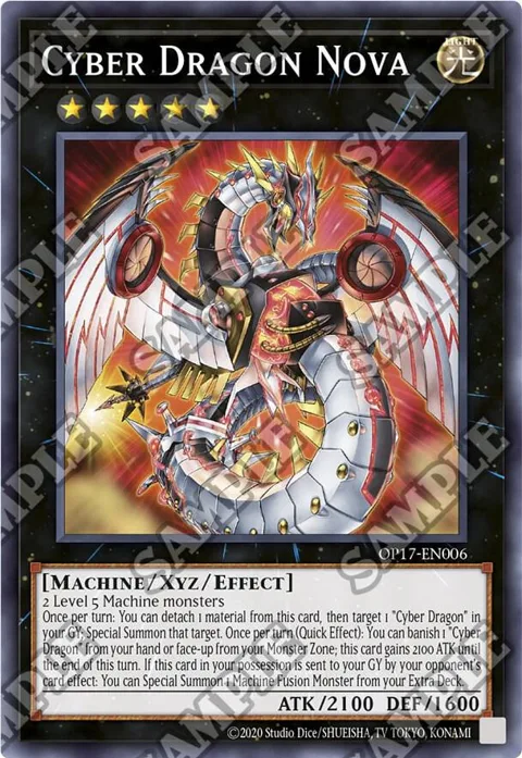 Cyber Dragon Nova OP17-EN006 Yu-Gi-Oh card from OTS Tournament Pack 17