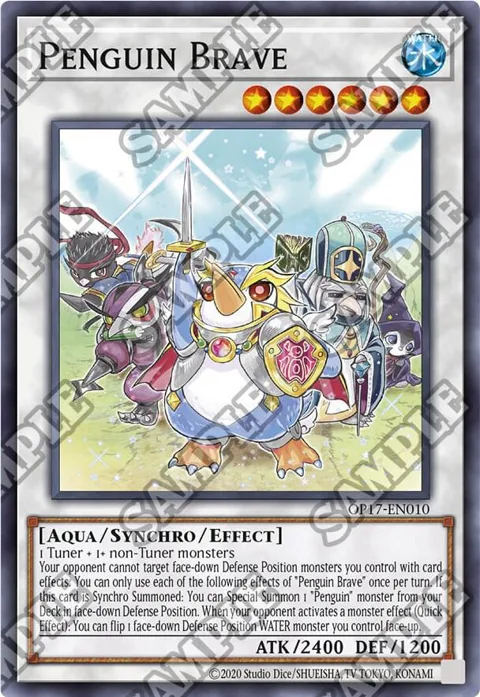 Penguin Brave OP17-EN010 Yu-Gi-Oh card from OTS Tournament Pack 17