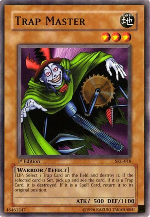Trap Master SKE-018 Yu-Gi-Oh card from Starter Deck: Kaiba Evolution