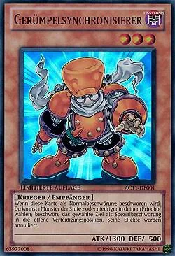 Junk Synchron German - "Gerumpelsynchronisierer" AC11-DE001 Yu-Gi-Oh card from Advent Calendar 2011 (Adventskalender)