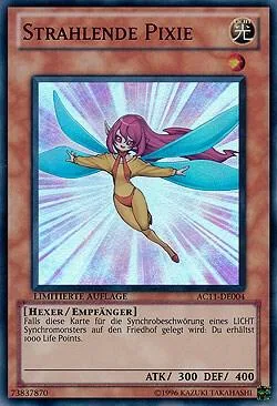 Sunny Pixie German - "Strahlende Pixie" AC11-DE004 Yu-Gi-Oh card from Advent Calendar 2011 (Adventskalender)