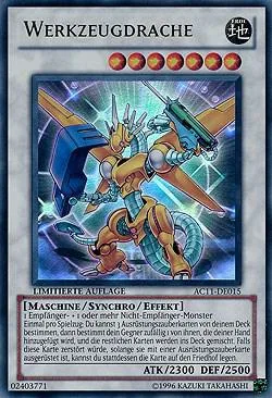 Power Tool Dragon German - "Werkzeugdrache" AC11-DE015 Yu-Gi-Oh card from Advent Calendar 2011 (Adventskalender)