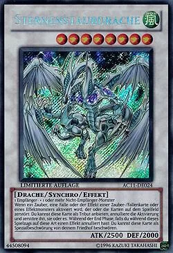 Stardust Dragon German - "Sternenstaubdrache" AC11-DE024 Yu-Gi-Oh card from Advent Calendar 2011 (Adventskalender)