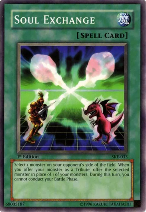 Soul Exchange SKE-033 Unlimited Yu-Gi-Oh card from Starter Deck: Kaiba Evolution