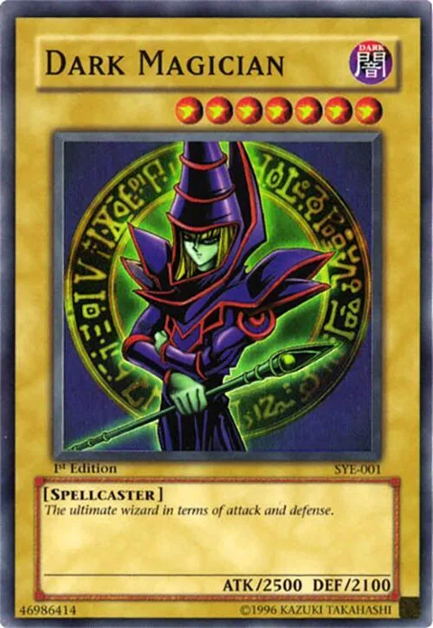 Dark Magician SYE-001 Unlimited Yu-Gi-Oh card from Starter Deck: Yugi Evolution