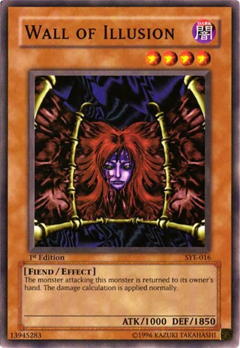Wall of Illusion SYE-016 Unlimited Yu-Gi-Oh card from Starter Deck: Yugi Evolution