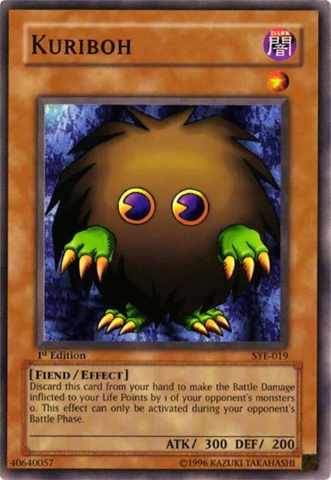 Kuriboh SYE-019 Unlimited Yu-Gi-Oh card from Starter Deck: Yugi Evolution