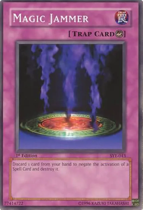 Magic Jammer SYE-043 1st Edition Yu-Gi-Oh card from Starter Deck: Yugi Evolution