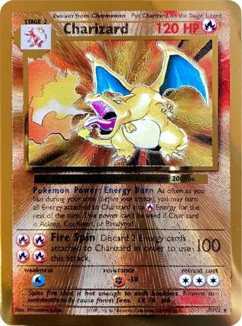 Charizard Celebrations Metal Card #004/102 Holofoil Pokémon card from Miscellaneous Cards & Products