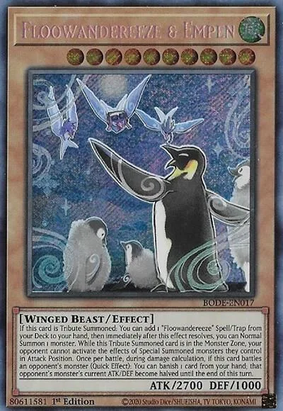Floowandereeze & Empen BODE-EN017 Yu-Gi-Oh card from Burst of Destiny