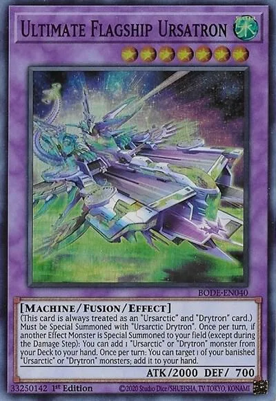 Ultimate Flagship Ursatron BODE-EN040 Yu-Gi-Oh card from Burst of Destiny